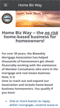Mobile Screenshot of homebizway.com